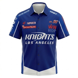 Chemise mécanique en sergé durable, anti-taches, anti-rayures, avec boutons, pour uniforme de garage, réparation automobile, vêtements techniques de course, fabricant - Product Image 6