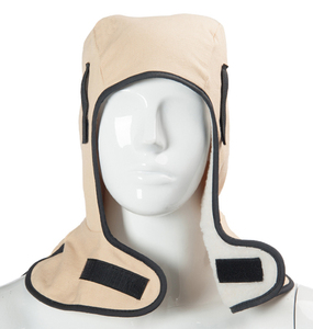 Casque de soudage en cuir de qualité supérieure, protection thermique pour le travail industriel, capuche de protection en cuir - Product Image 4