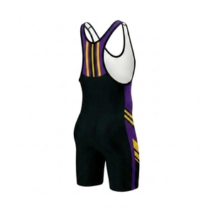 Combinaisons de lutte personnalisées avec design par sublimation, légères, à séchage rapide, respirantes, durables, pour adultes, tissu doux de qualité supérieure - Product Image 5
