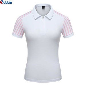 Vente flash - Polo en coton à manches courtes pour femmes, respirant, de qualité supérieure, décontracté, pour le sport, le tennis, avec logo personnalisé - Product Image 2