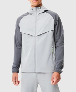 <b>Men</b> Windbreaker Set Lightweight Outdoor Sports Jacket Matching <b>Pants</b> Breathable Wind Resistant <b>Running</b> Training Workout - Product Image 3