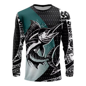 Camisetas de Pesca de Manga Larga para Hombre, con Logotipo Personalizado, Secado Rápido, Protección UV UPF 50, Transpirables, Sublimadas, de Alto Rendimiento - Product Image 4