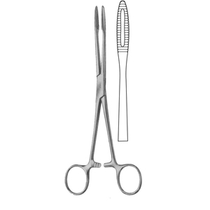Pinces à éponges courbées professionnelles en acier inoxydable, manuelles et réutilisables, outil médical pour opérations chirurgicales hospitalières - Product Image 3