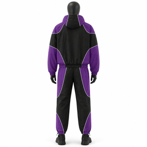 Conjunto Deportivo de Dos Piezas de Nylon Antiarrugas para Verano, Transpirable, Cortavientos, Marca Privada al por Mayor - Product Image 3