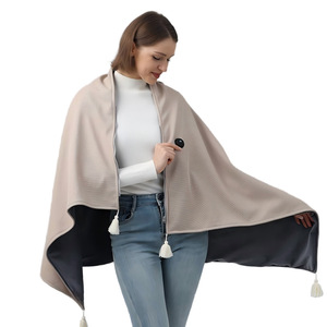 Cozy Heated Wearable Blanket Poncho, 3 Temp Modes, Soft Plush Warm Cape For People Home Daily Use - Product Image 1