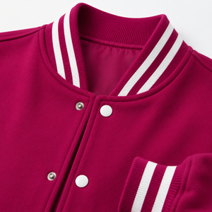 Durable varsity jacket crafted with fashionable sporty character and soft comfort for practical stylish daily outerwear use - Product Image 5