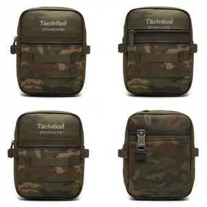 Bolsa Organizadora Utilitaria de Camuflaje Digital Premium con Múltiples Compartimentos, Cinturón Ajustable y Diseño Resistente al Agua - Product Image 2