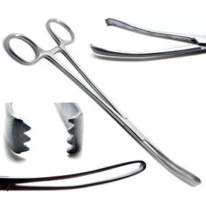 ชุดเครื่องมือผ่าตัดมดลูก Teale Vulsellum 3 ชิ้น ขนาด 9 นิ้ว ฟัน 4x3 ยี่ห้อ Dentavex - Product Image 4
