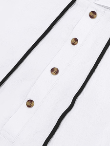 Men's Cotton Hooded Short Sleeve Shirt Set Solid Casual Summer Breathable Woven Quick Dry 120g 2pcs Made Bangladesh Customized - Product Image 5
