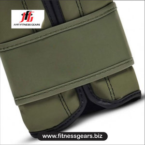 Gants de boxe Just Fitness Gears en PU avec fermeture Velcro, respirants, pour adultes - Product Image 3