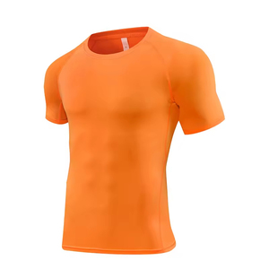 Camiseta de Compresión Deportiva para Hombre, Ropa de Gimnasio, 100% Algodón, Corte Ajustado, Estampada - Product Image 3