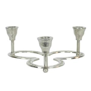 Support à bougies en métal avec motif floral en forme de fer à cheval, 4 bras, style équestre, résistant à la chaleur, décoration de table - Product Image 4