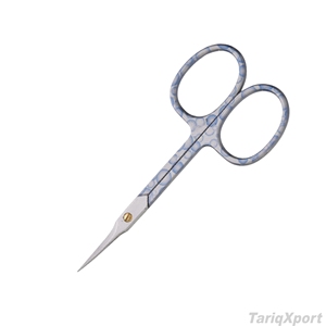 Ciseaux à cuticules professionnels de qualité supérieure, en acier inoxydable, lame incurvée tranchante, manche confortable, pour la manucure et le nail art. - Product Image 6