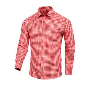 Premium <b>Red</b> Bavarian Festival <b>Shirt</b> for <b>Men</b> S to 4XL - Product Image 1