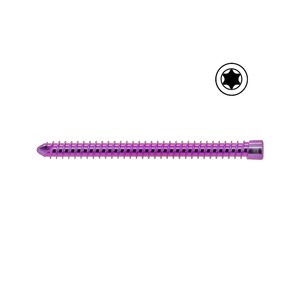 Tornillo de Bloqueo KLS Ortopédico Veterinario para Animales, Acero Inoxidable, Ametrina Quirúrgica AS-786, 3.5 mm - Product Image 1