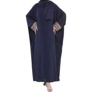 Nouvelle Arrivée Robe Islamique Modeste Diamant Luxe Abayas Pailletées Maille Robes Musulmanes Femme Dubaï Abaya Polyester - Product Image 1