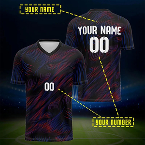 Wholesale Price Breathable Short Sleeve Printed <b>Soccer</b> Jerseys Unique Designs Comfortable Quick Dry - Product Image 5