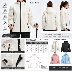 Chaqueta de Ciclismo Ligera con Capucha, Cortavientos e Impermeable para Deportes al Aire Libre, Ciclismo, Running, Entrenamiento y Fitness - Product Image 5