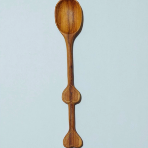Cuchara de Madera con Diseño de Hoja, Hecha a Mano en Vietnam, Venta al por Mayor de Fábrica, Etiqueta Personalizada, Cuchara de Madera Artesanal - Product Image 6