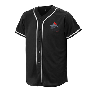 Maillot de baseball à col boutonné à prix abordable pour lanceur rapide, maillot de baseball vierge de haute qualité, vente chaude - Product Image 1