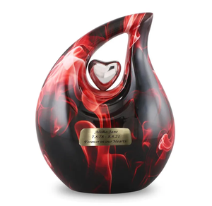 Custom Aluminum Cremation Teardrop Urn Artistic <b>Memorial</b> <b>Keepsake</b> Teardrop Urn Vessel Shape Decorative Burial Ash Container - Product Image 3
