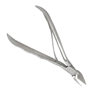 Coupe-ongles professionnel en acier inoxydable à mâchoires plates et lame tranchante, outil de manucure pour cuticules, pour usage adulte, par le fabricant - Product Image 2
