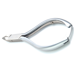 Coupe-cuticules OEM de haute qualité en acier inoxydable argenté, à double ressort, de précision, avec ouverture large pour ongles épais - Product Image 2