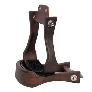 Estribos de Madera para Equitación, Soportes de Silla de Montar de Madera Natural, Cómodos y Resistentes para Montar a Caballo - Product Image 1