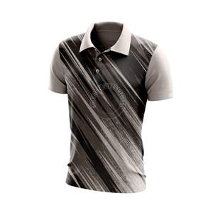 Polo en coton 220G personnalisé avec logo brodé, couleur unie, vierge, pour le golf, les sports de plein air, les occasions décontractées et professionnelles – Fabrication OEM - Product Image 3