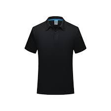 Camiseta de Manga Corta para Hombre, Diseño 2026, con Logotipo Personalizado, Color Negro Sólido, Tejido Transpirable para Golf, Anti-Pilling - Product Image 2