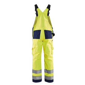 Hi Vis Bib <b>Overalls</b> Reflective Safety Bib Pants <b>Waterproof</b> Work Bib High Visibility Industrial Heavy Duty Workwear Trousers Men - Product Image 5