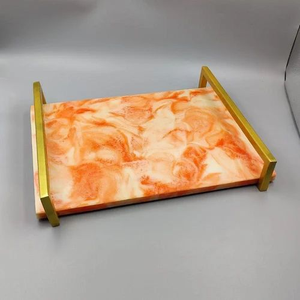 Eco material Resin <b>Tray</b> For <b>Perfume</b> Jewelry Dresser Decorative Plate for Home Hotel Restaurant At Affordable Price - Product Image 4