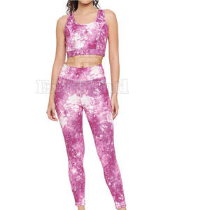 Conjunto de Yoga Sublimado sin Costuras para Mujer, Conjunto Deportivo Transpirable, Conjunto de Yoga Sublimado Premium Personalizado - Product Image 1