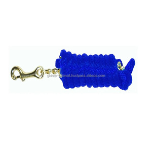 Cuerdas de plomo de algodón de alta calidad para caballos Cuerdas y accesorios de plomo de caballo de algodón personalizadas a presión de aleación resistente - Product Image 6
