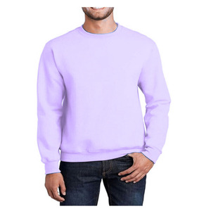 Sweat-shirt et sweat à capuche pour homme, tissu tricoté respirant et écologique, col rond, manches classiques, logo personnalisé sur le devant. - Product Image 2