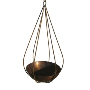 Copper Plated <b>Hanging</b> <b>Planter</b> for <b>Indoor</b> Decoration High Quality <b>Planter</b> with Less Price Interior Modern Flower <b>Planter</b> Pots - Product Image 1