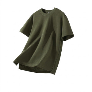 เสื้อยืดผู้ชายพิมพ์ลายแบบรีดร้อน ดีไซน์ตามสั่ง รุ่นใหม่มาแรง ผ้าโพลีเอสเตอร์ผสมคอตตอน ระบายอากาศได้ดี แห้งเร็ว คอกลม - Product Image 2