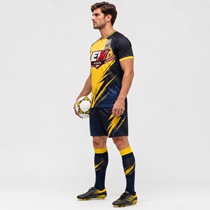 <b>Athletic</b> soccer uniform providing breathable comfort premium construction and superior mobility for competitive play - Product Image 6