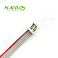 Connettori IDC Personalizzati 4+4 Pin 2.54mm con Conduttore in Rame Stagnato e Isolamento in PVC, Assemblaggio di Cavi a Nastro Elettrici