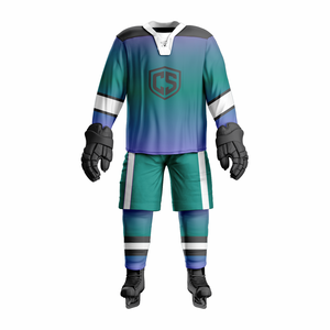 Uniforme de hockey sur glace en gros 2026, personnalisé avec logo d'équipe brodé, nom et numéro, vêtements de sport, fabricant OEM, fournisseur, usine - Product Image 1