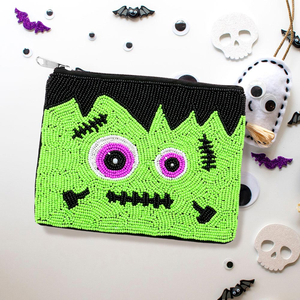 Monedero y Bolsa de Diseño de Enfermera con Bordado de Cuentas de Semillas para Regalo, Bolsa Bordada con Cuentas de Semillas de Diseño Personalizado - Product Image 1