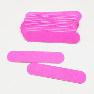 Custom Logo Floral Design <b>Nail</b> File 100/120 100/180 180/240 Precision Manicure Tool Plastic Smooth Tip - Product Image 2
