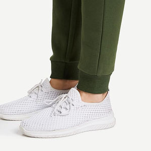 Pantalones Deportivos de Tallas Grandes para Mujer, Cintura Alta, Elásticos, con Cordón, Pierna Ancha, Bolsillos Laterales, Transpirables, Suaves, de Algodón - Product Image 3