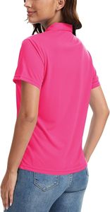 Camiseta Polo Casual Unisex al por Mayor, Camiseta Polo a Rayas de Manga Corta para Mujer Hecha a Medida, Disponible para Personalización de Logotipo - Product Image 3