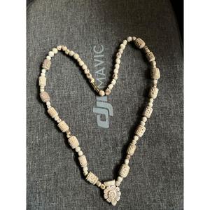 Collier Mala Tulsi Kanthi de Luxe Écologique Fait Main avec Perles en Platine, Bijoux Spirituels pour Yoga et Méditation, Unisexe, Fournisseur en Gros - Product Image 3