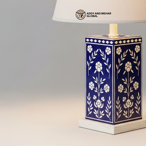 Modern Bone Inlay <b>Table</b> <b>Lantern</b> Aesthetic Floral Inlay Ginger Jar Light High-End Handicraft Decorative Accent <b>Lamp</b> with Custom - Product Image 5