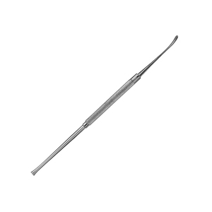 Curette chirurgicale réutilisable en acier inoxydable, courbée et pointue, 5 mm, type Freer - Product Image 3