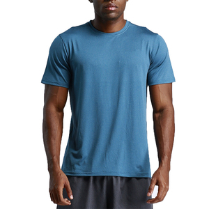 2026 New Arrival Men's Slim Fit <b>100</b>% <b>Polyester</b> Fitness Gym T-<b>Shirt</b> Quick Dry Breathable Anti-Pilling Workout Athletic <b>Shirts</b> - Product Image 5