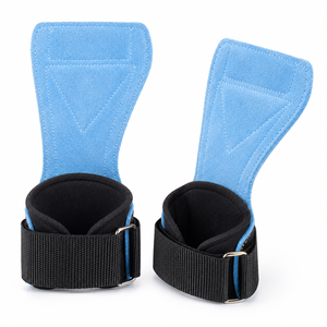Strap Support Gym Palm Grip With OEM High Quality 2026 Adjustable Fabric Fingerless Palm Grips for Exercise with Black - Product Image 5