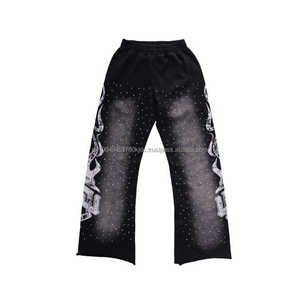 High Quality <b>Men's</b> Sports Baggy Track <b>Pant</b> Windbreaker Streetwear Nylon Anti-Wrinkle <b>Sweat</b> <b>Pants</b> Mid-Colored Formal Drawstring - Product Image 1